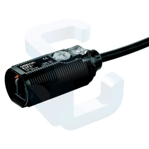 Senzor fotoelectric, M18, corp plastic, retro-reflexiv, PNP, cablu PVC negru 2m