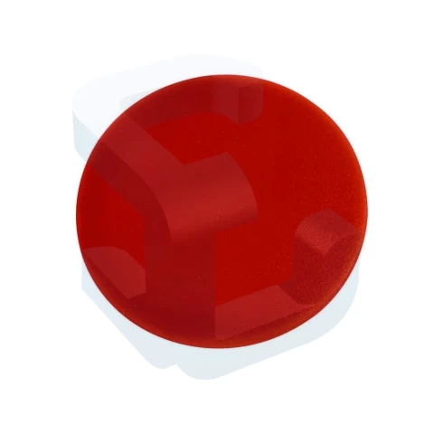 Placuta rosie, opaca, pentru buton seria M22
