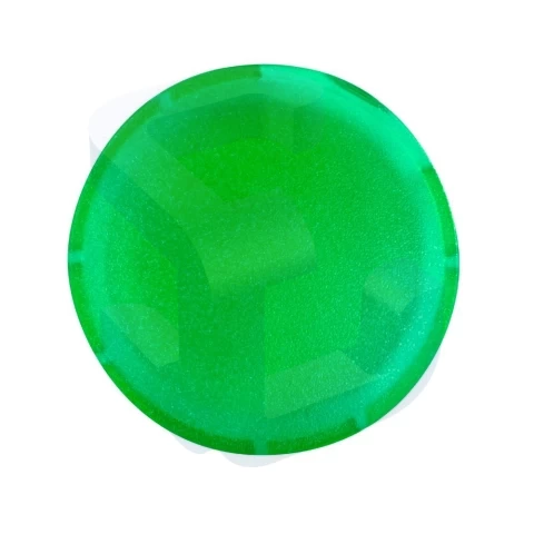 Placuta verde, transparenta, pentru buton seria M22